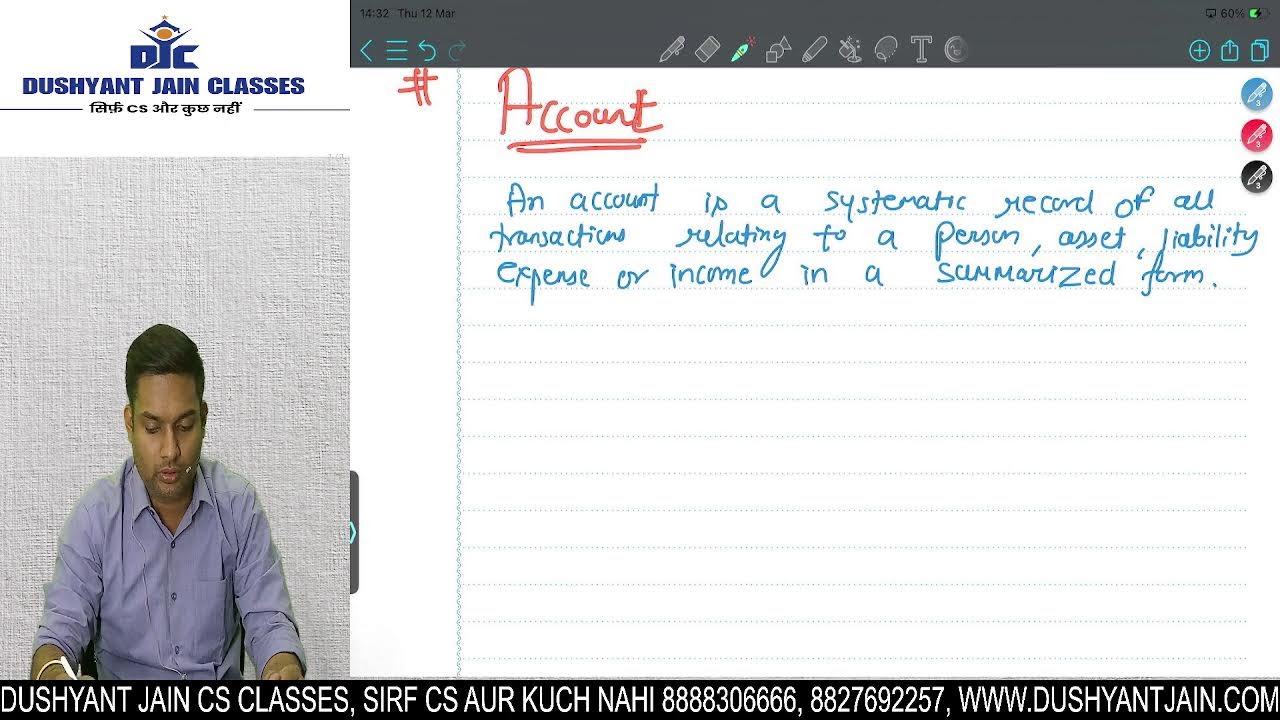 CSEET | ACCOUNTS | CA AMBAR CHOUDHARY | DJC INDORE