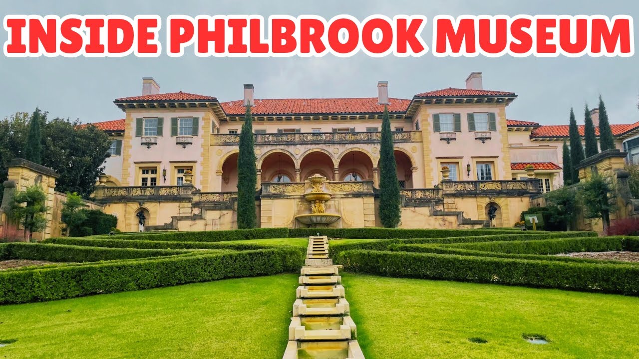 FIRST TIME AT THE PHILBROOK MUSEUM| TULSA VLOG