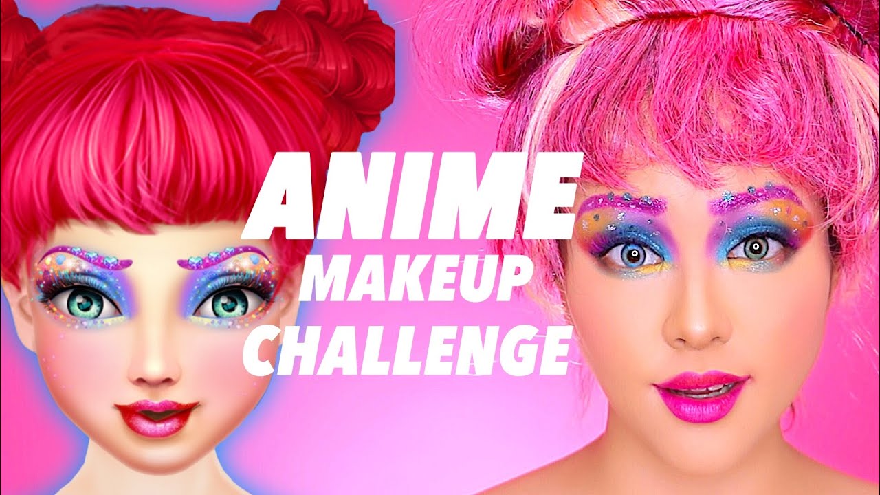 メイクゲームで3歳の娘がチョイスした女の子を再現してみた！チャレンジメイク【challenge makeup】