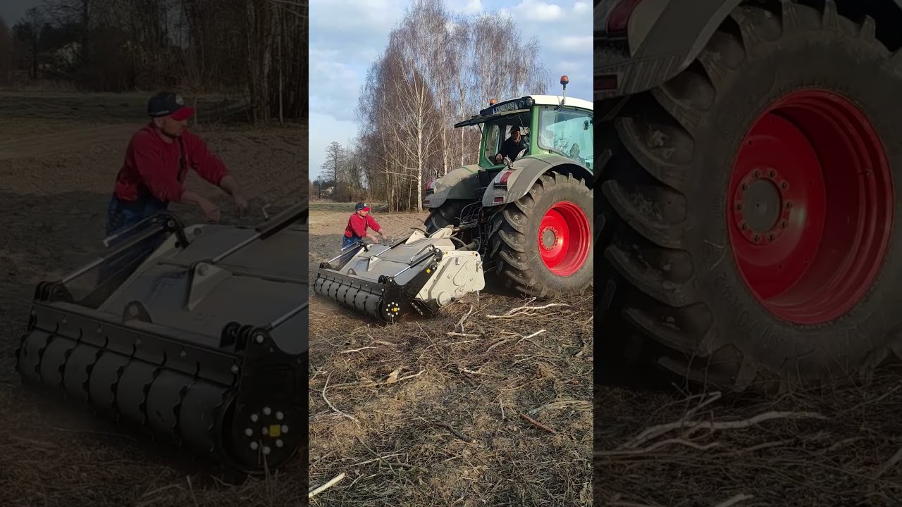 Przekazanie + szkolenie operatora - rekultywator FAE SSL x Fendt 824