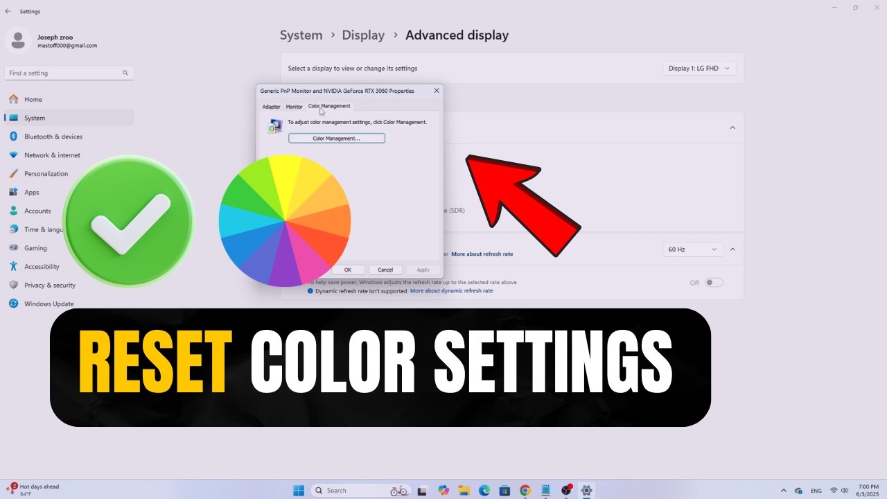 The Right Way to Reset Color Settings on Windows 11 | Fix Display Color Issues Easily