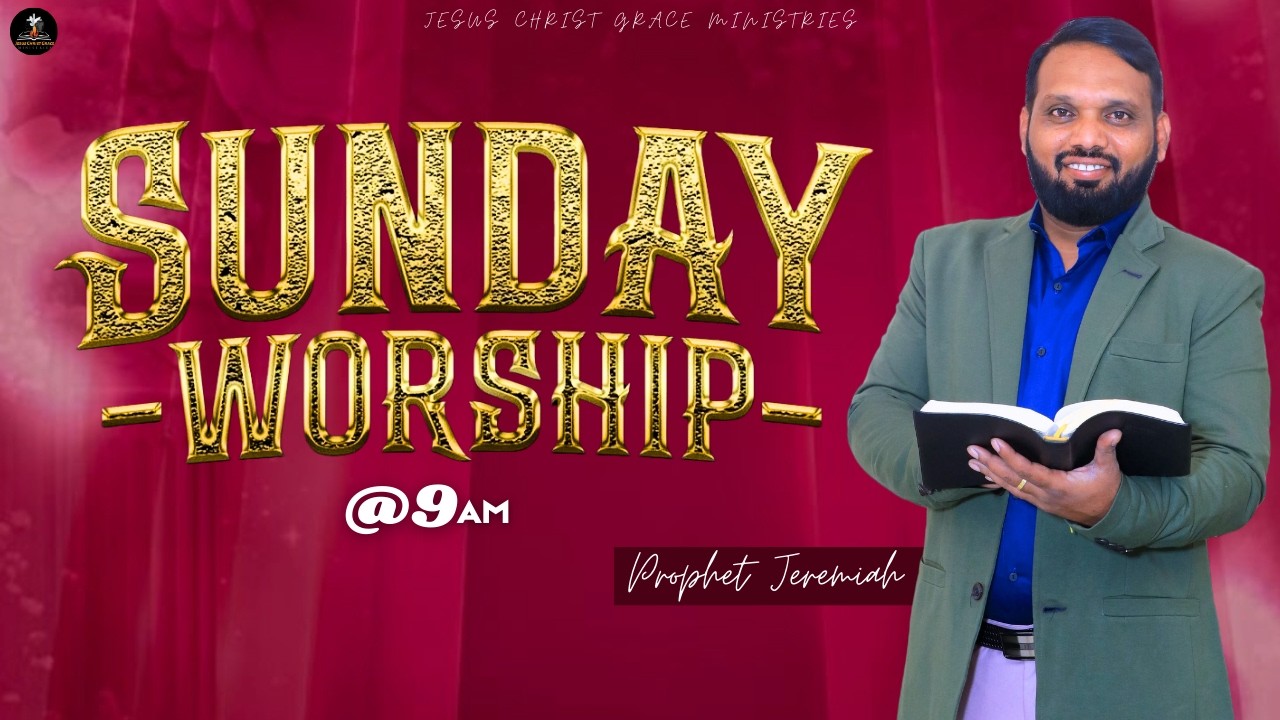 SUNDAY SERVICE LIVE || PROPHET JEREMIAH OFFICIAL || GLORIOUS CHURCH ONGOLE || JCGM ||