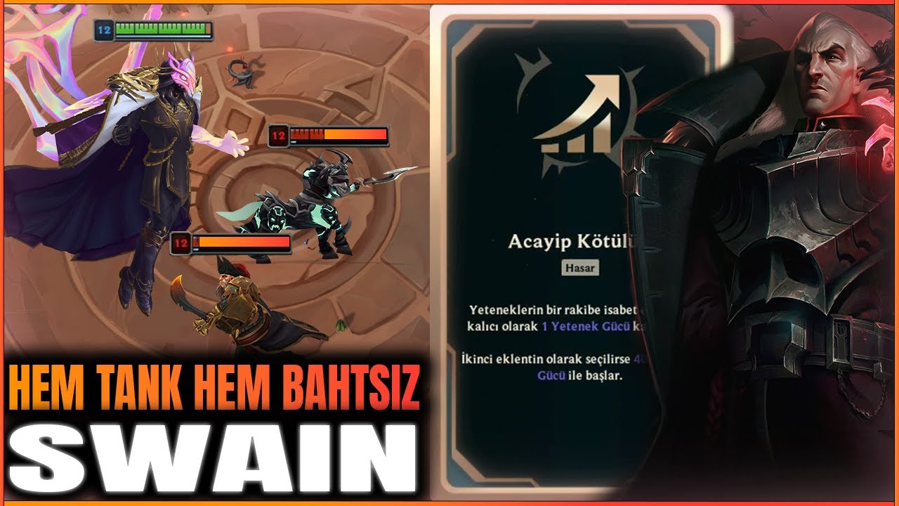 Rakiplerin İçinde Özgürce Dolaşabilen Tank Swain (800AP) ┃LOL ARENA MODU
