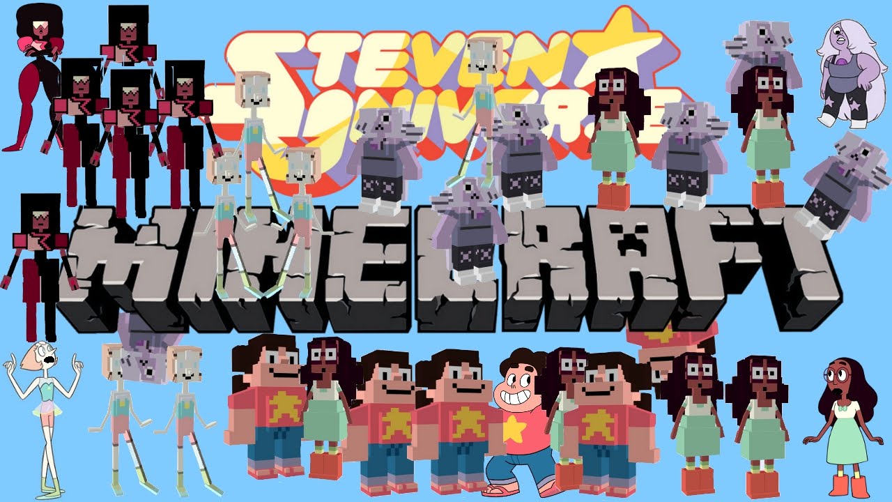Steven Universe Minecraft World - OMG!!! THERE SPAWNING OUT OF CONTROL