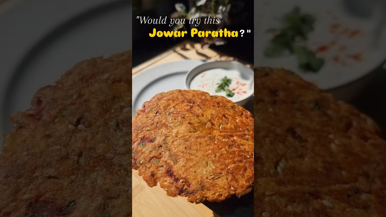 jowar paratha😍 #jowarparatha #millet #healthyrecipe #dietrecipes #nutrientdense #cleaneating #easy