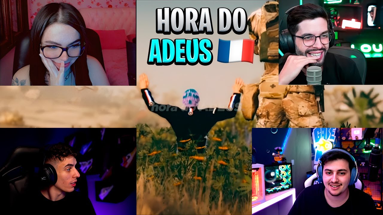 STREAMERS REAGINDO AO TEASER DE FIM DA FRANÇA E DO CONNOR!!