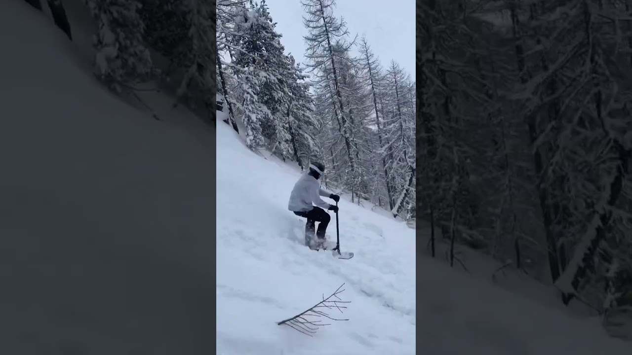 This video will make you want to buy a snow scooter&hellip;
