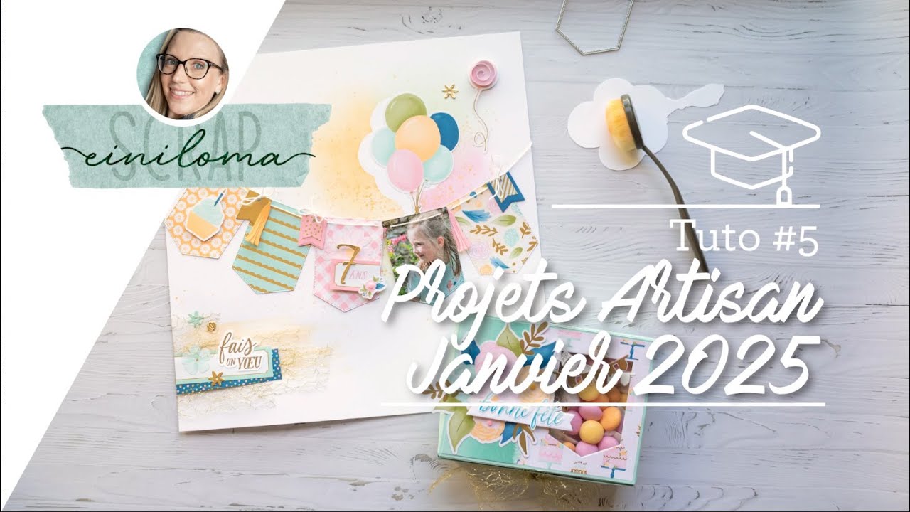 Tuto #5 - Page et boite à friandises  - Einiloma Scrap