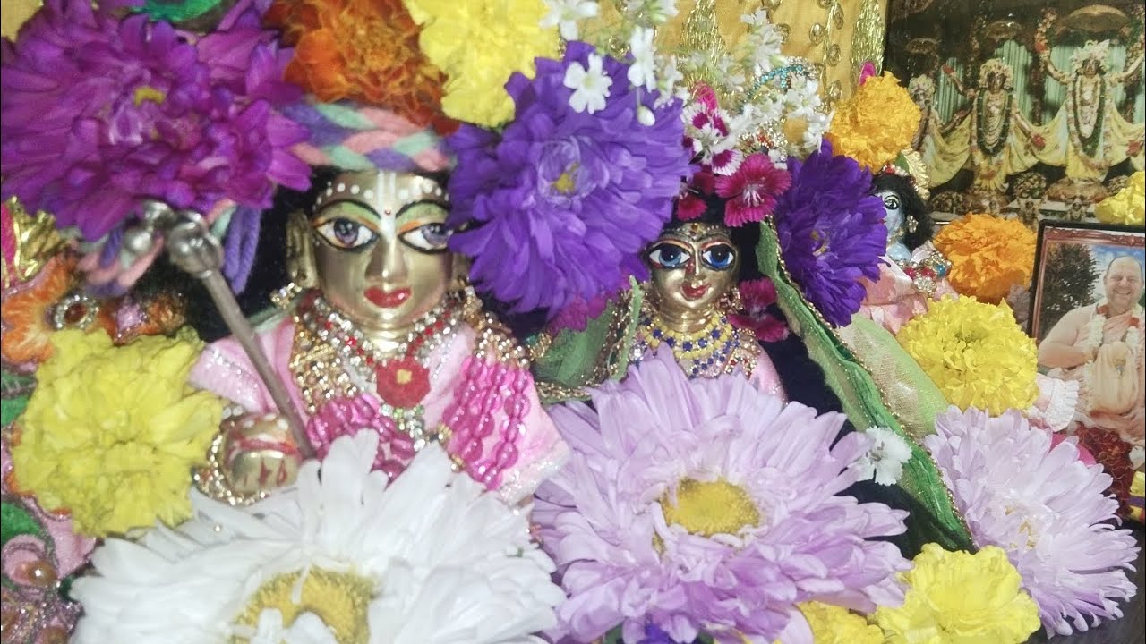 হরে কৃষ্ণ 🙏🙏 এখন বসন্তকাল বসন্তের রং লেগেছে চতুর্দিকে আর সুন্দর রং বেরঙের ফুল থাকলে কেমন হয় বলতো😍