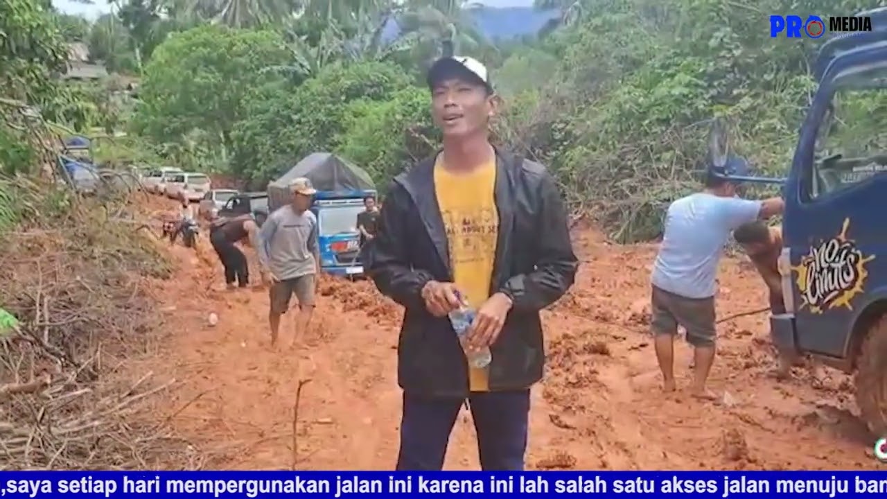 Jalan Lintas Barat 2 kabupaten Tanggamus dan Lampung Barat Rusak Parah !!