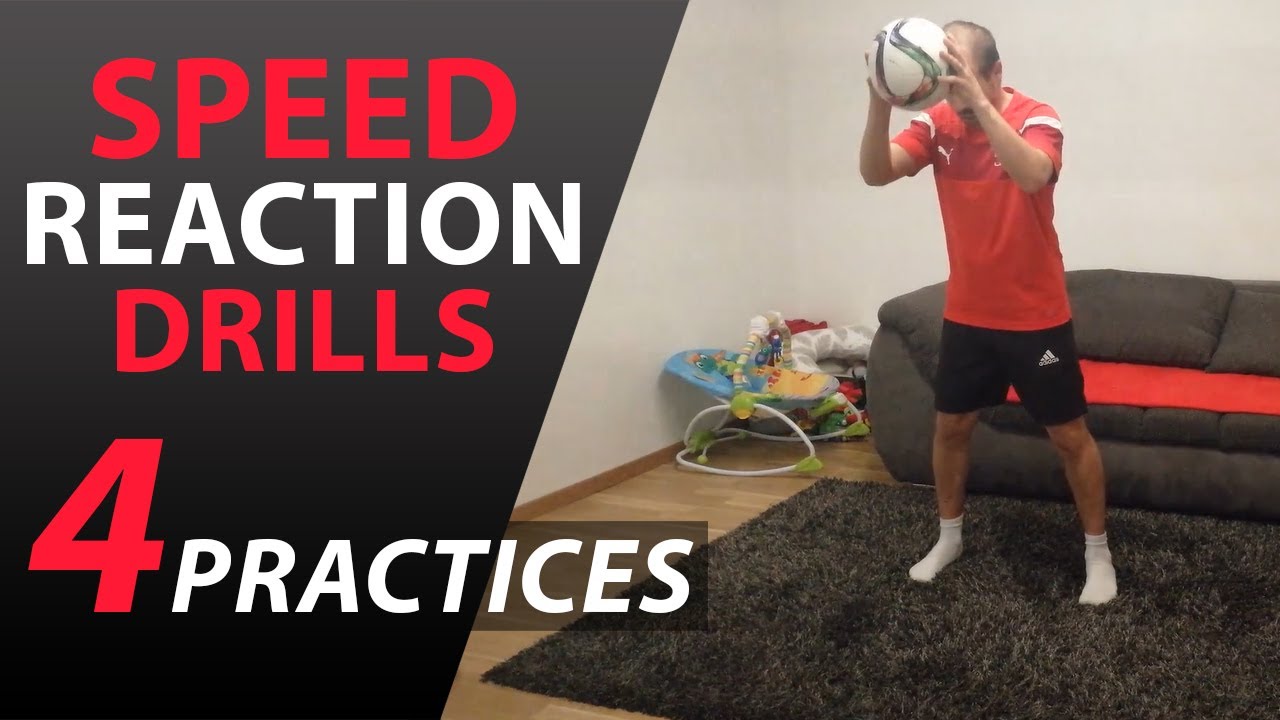 SPEED REACTIONS WITH A BALL | REACTION TRAINING AT HOME #14