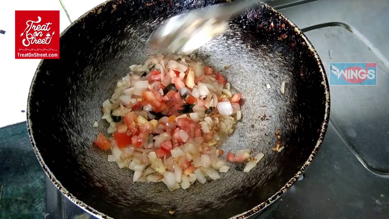 Dry Prawns Masala With Onion Tomatto - Indian Food - How To Make At Home