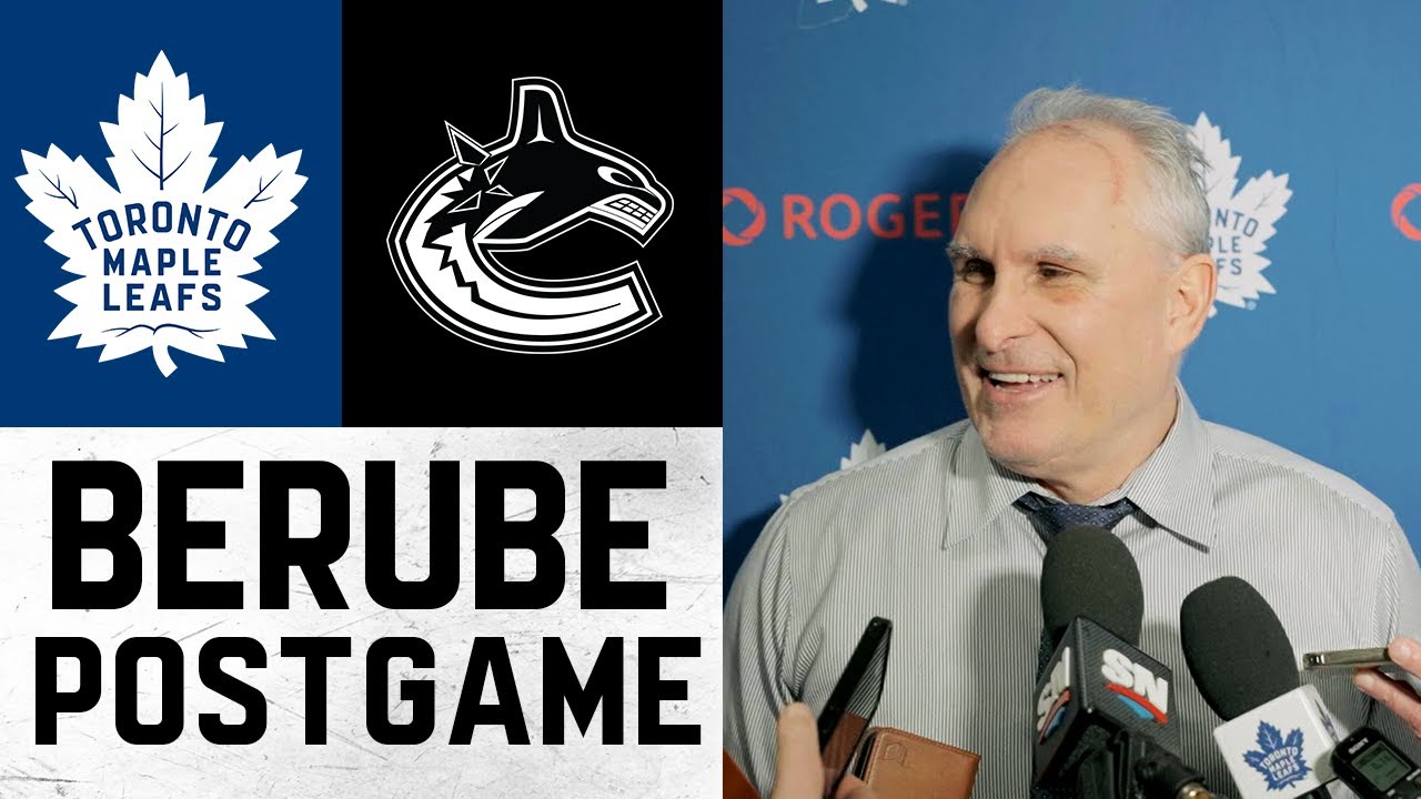 Craig Berube | Post Game at Vancouver Canucks | January 31, 2026