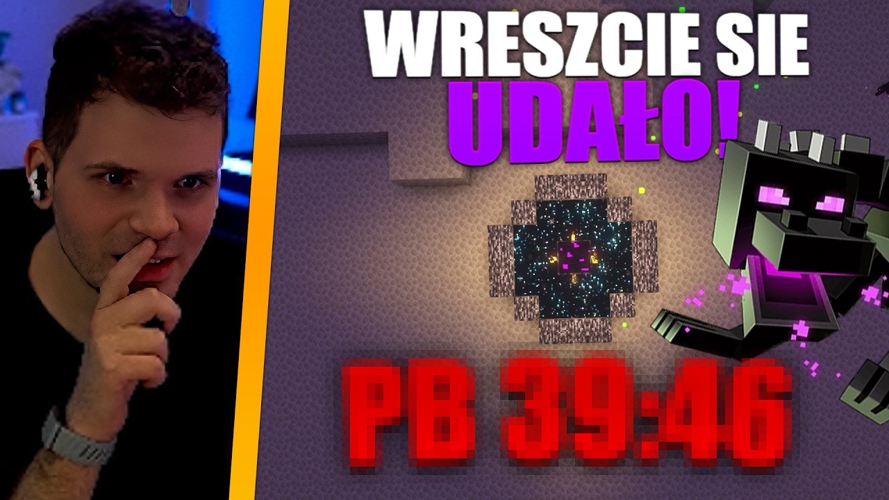 GUCIO I MINECRAFT SPEEDRUN I WRESZCIE SIĘ UDAŁO! I NAJLEPSZE MOMENTY STRIMA #976