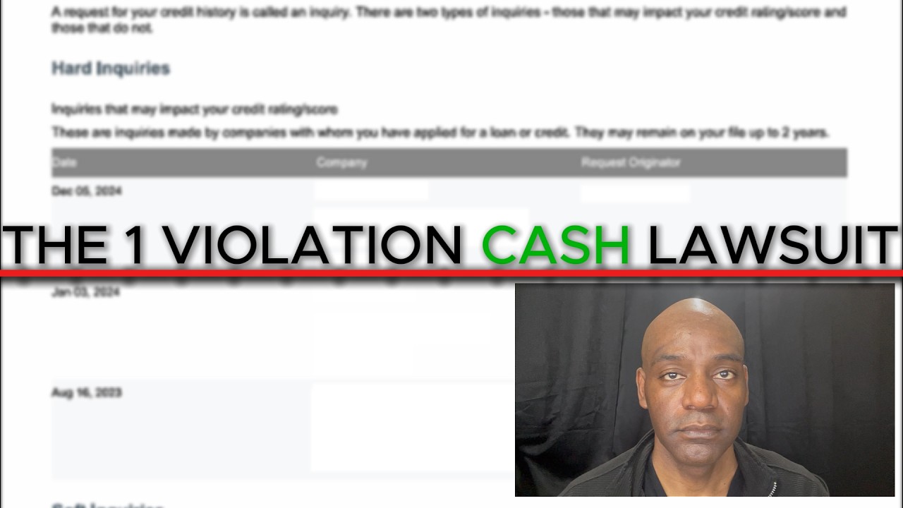 Credit Pull - How to Prepare the 1 - Violation Lawsuit: The Simplest Complaint in Consumer Law
