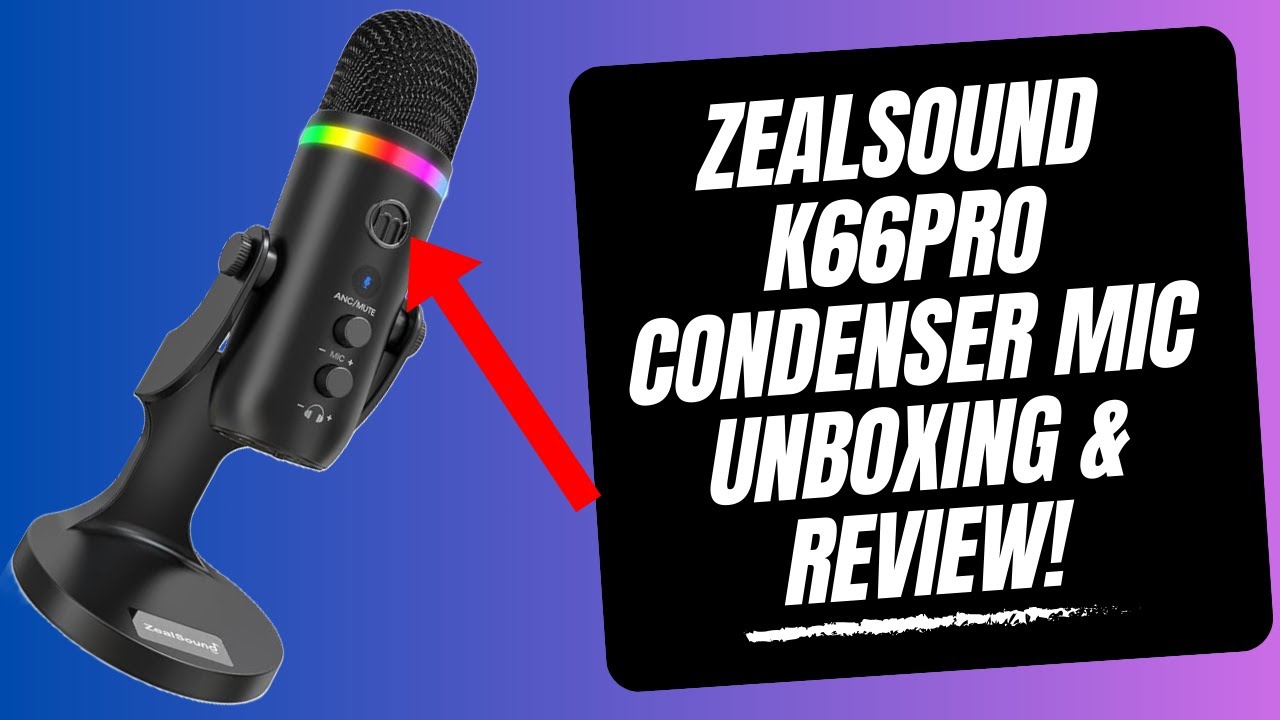 ZealSound K66Pro USB Condenser Microphone Review
