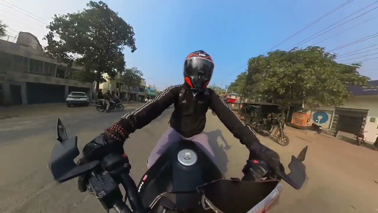 I m back to college life fun to ride hard work in On 