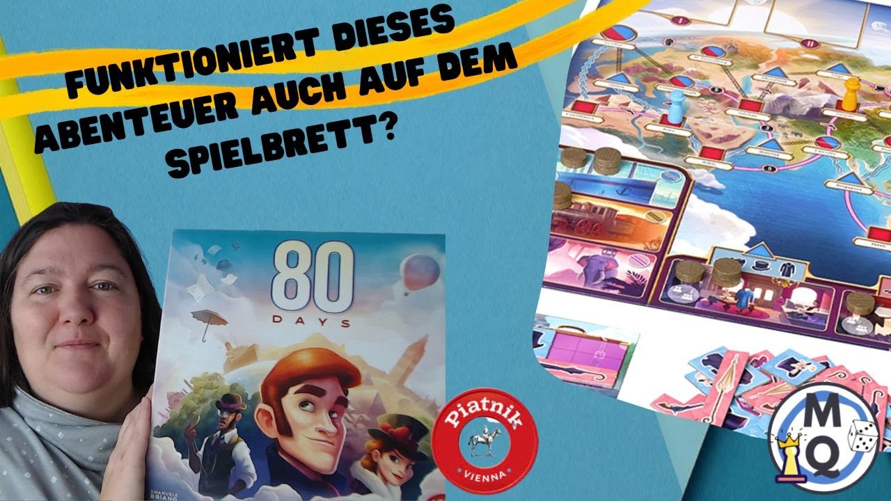 80 DAYS: Einmal um die ganze Welt #brettspiel