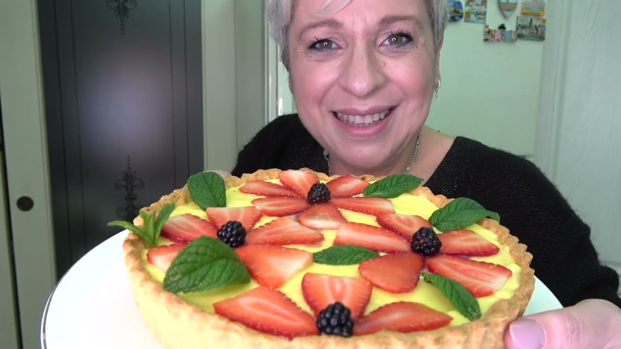 Возьмите клубнику🍓и сделать этот вкусный рецепт быстро и легко! ТАРТ со сливками в 5 минут!