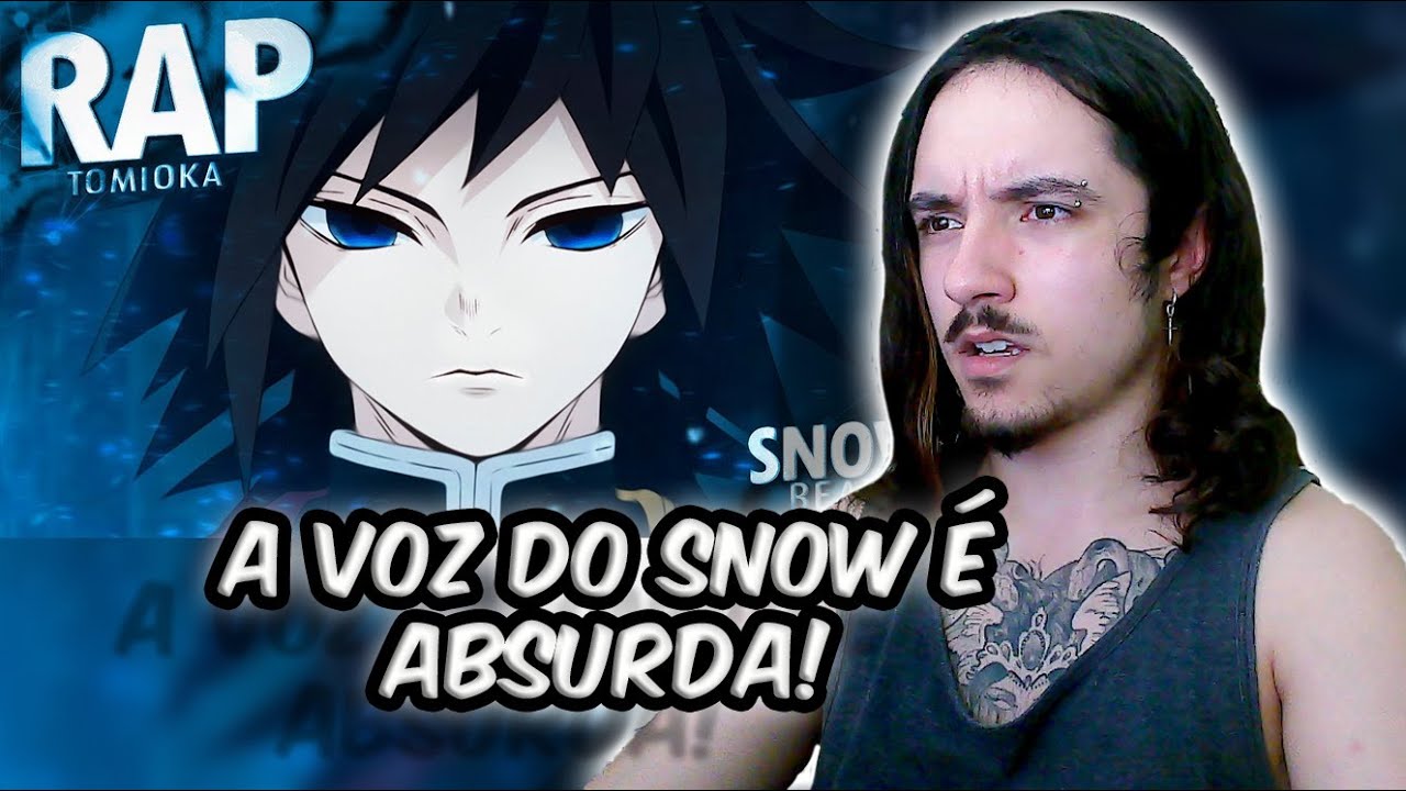 (QUE VOZ!) REAGINDO ao ♫Rap do Giyu Tomioka | Como um Pilar | Snow Beats | REACT | NaiReact