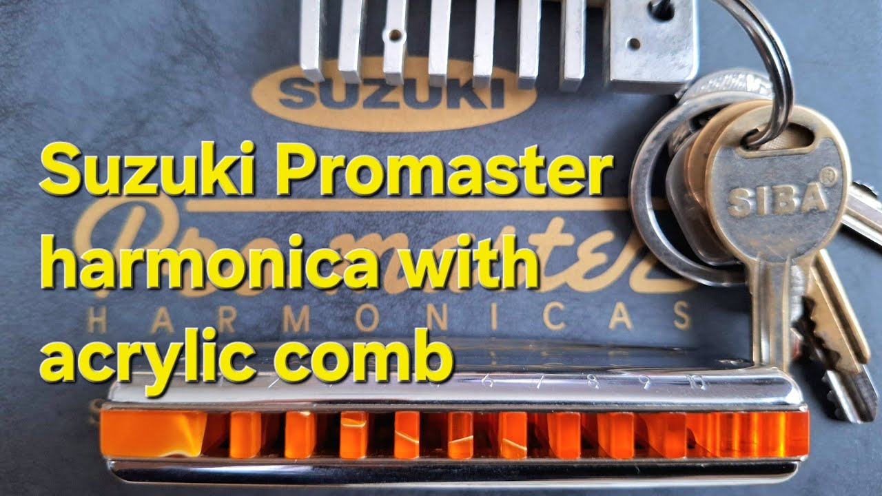 Suzuki Promaster harmonica with acrylic comb #harmonica #harp #music #blues #harmonicaplayer #suzuki