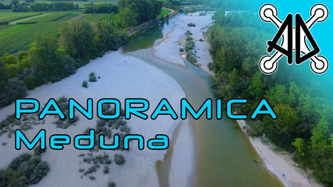 Panoramica sul torrente Meduna