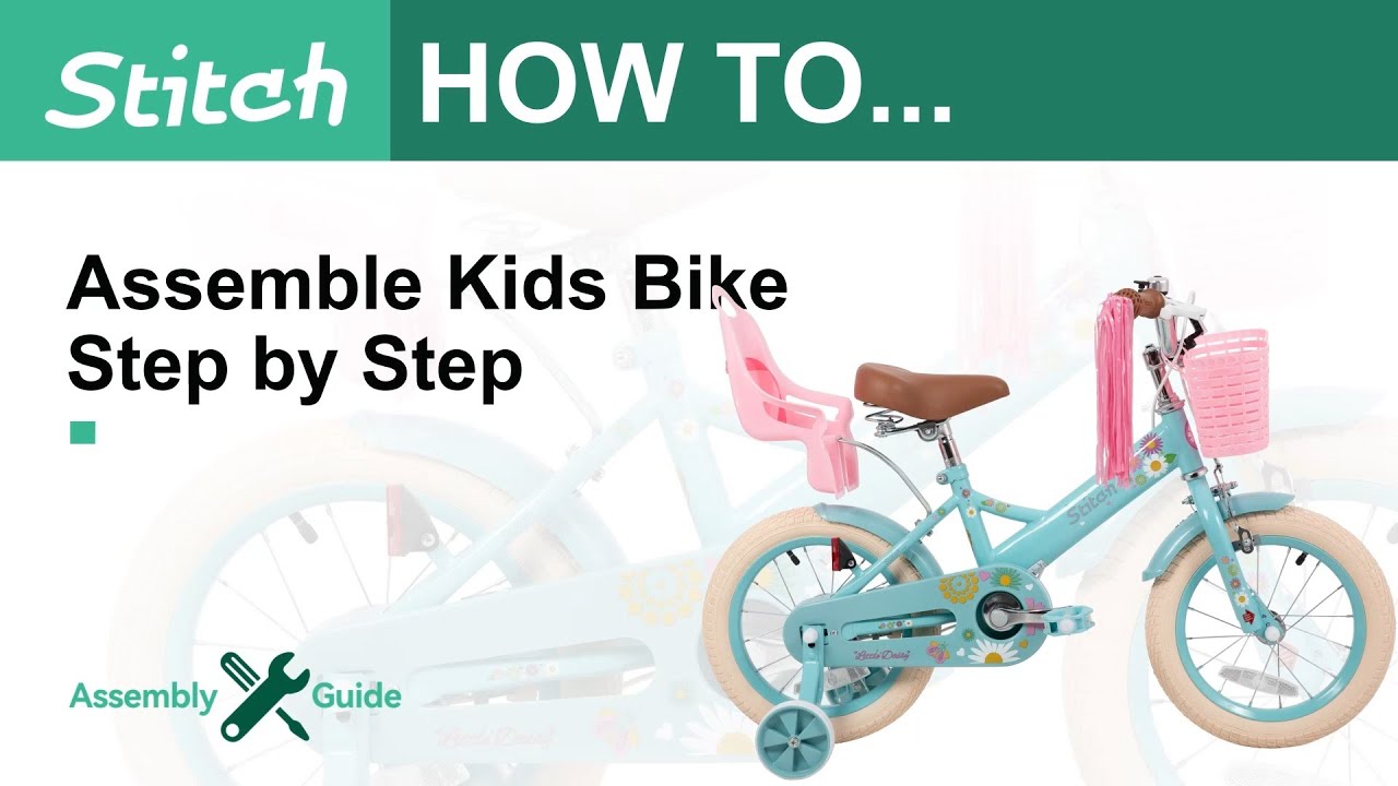Руководство по установке детского велосипеда Stitch Kids Bike - Little Daisy