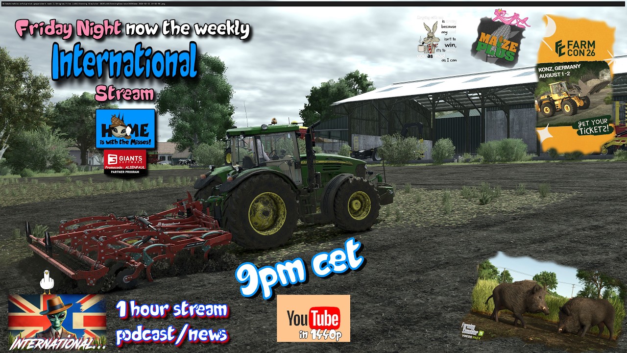 #17/48  Paul's International Friday Night News - MaizePlus25 - #HighlandDLC #AgroForrest #Realtalk