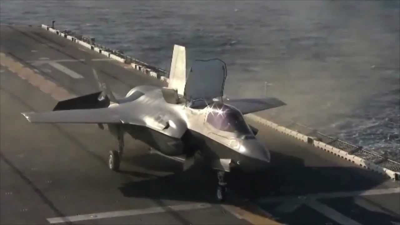 Joint Strike Fighter conducts first short takeoff, vertical landing at sea