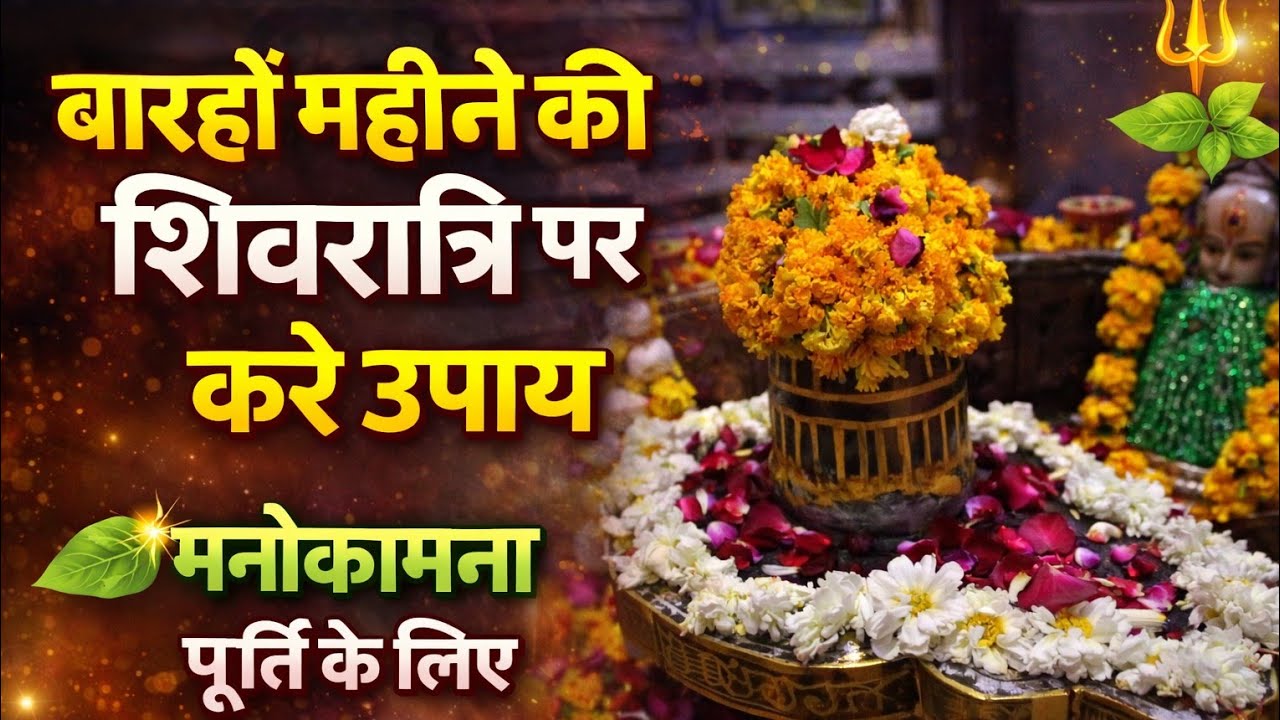🕉️बारहों महीने की शिव रात्रि पर करे उपाय ,मनोकामना पूर्ण करें 🙏, 🚩🚩
