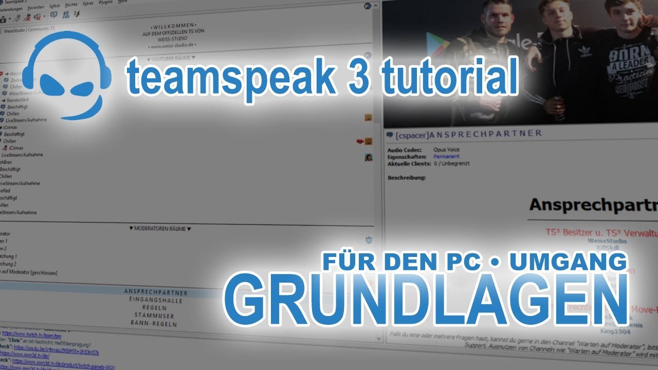 TeamSpeak 3 Anleitung Grundlagen | Deutsch PC | TeamSpeak-Tutorial #01