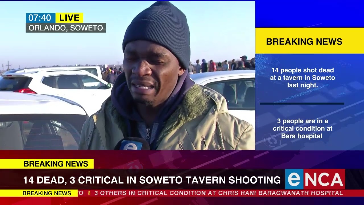 14 killed in Soweto tavern shooting