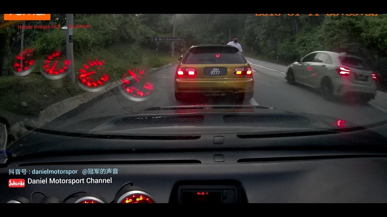 Mercedes #a45 Touge Civic #eg6 kseries K20a 冠军的声音 Jdm Integra #dc2 Kswap Kanjo titikong Part 2
