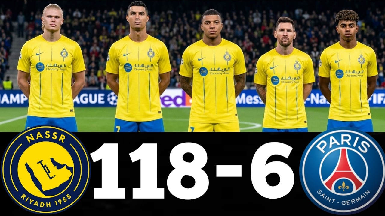 FC 26 - MESSI RONALDO MBAPPE & YAMAL| ALL STARS | AL NASSR VS PSG 118-6