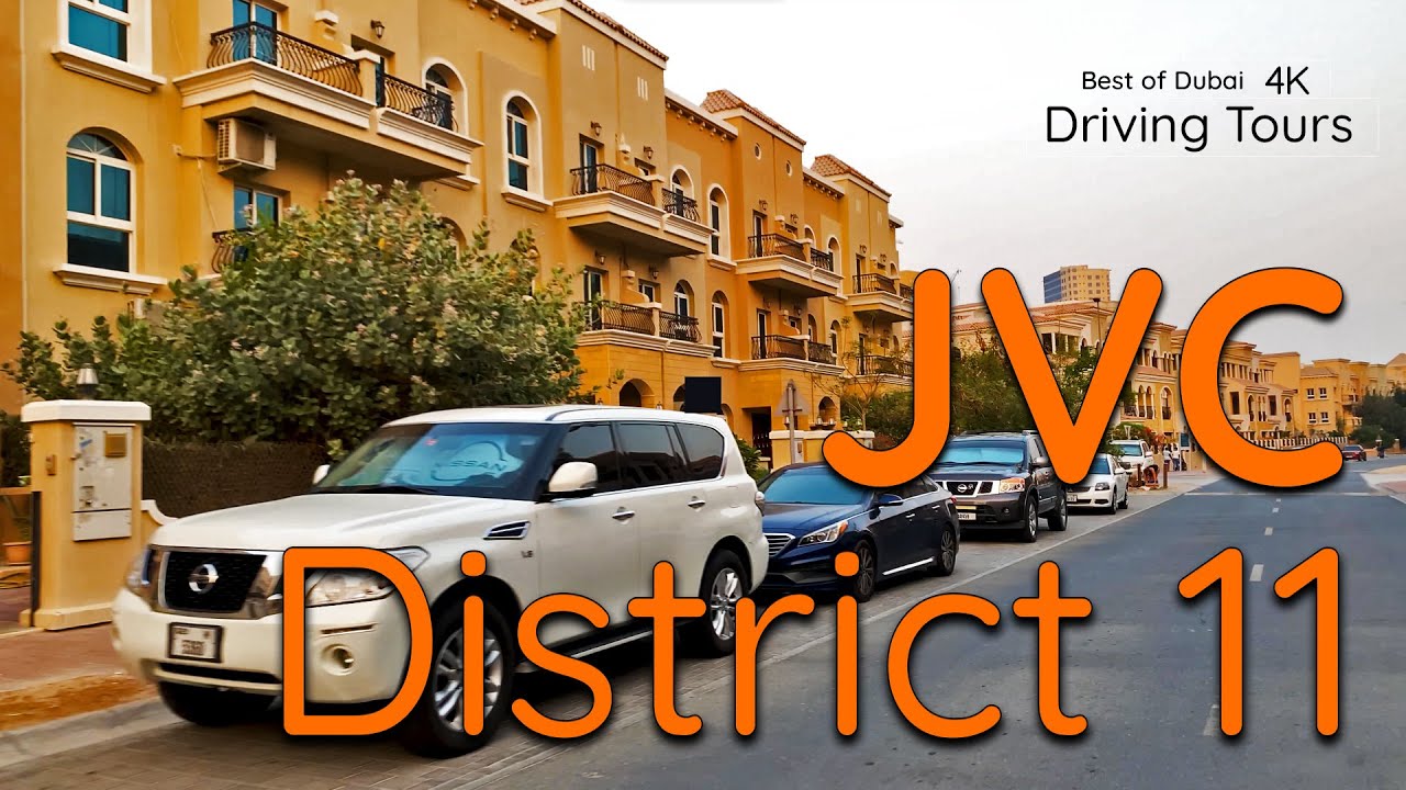 4K Jumeirah Village Circle - District 11,A Family Friendly Neighborhood full of Parks & Birds