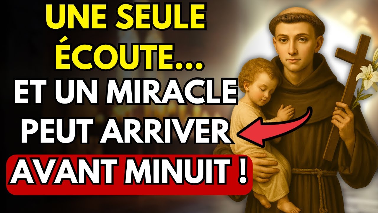 🚨 URGENCE SPIRITUELLE : Saint Antoine agit PENDANT que tu &eacute;coutes&hellip; Ne rate pas cette pri&egrave;re 🙏🏼