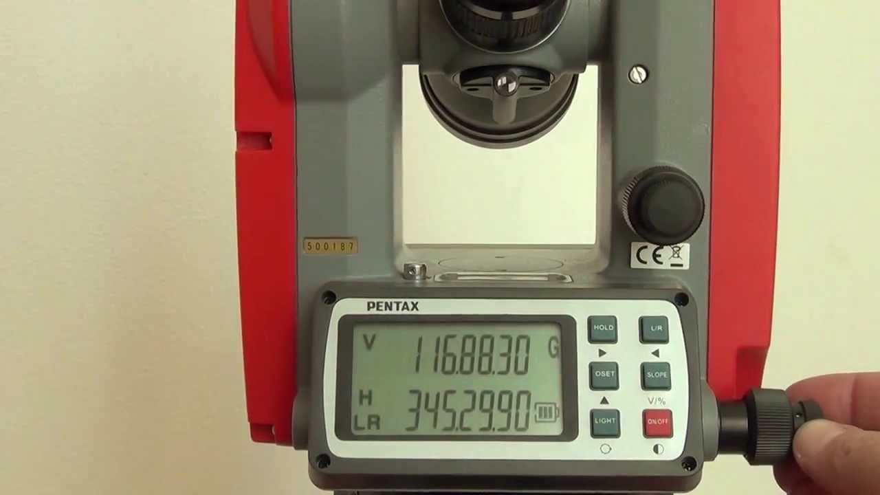 Elektronický teodolit Pentax
