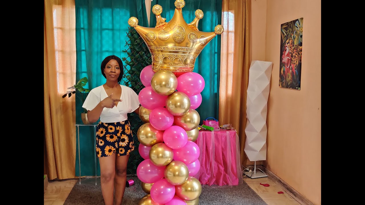 comment réaliser une colonne de ballons