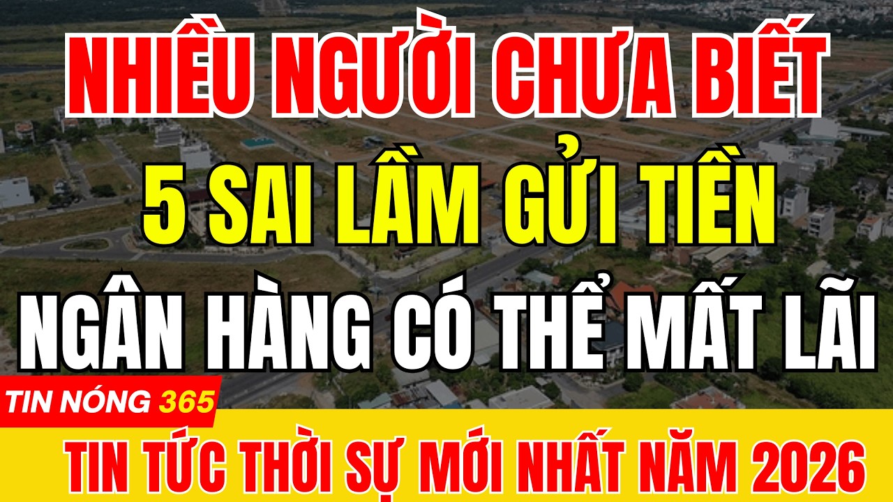 NHIỀU NGƯỜI CHƯA BIẾT 5 SAI LẦM KHI GỬI TIỀN NGÂN HÀNG CÓ THỂ KHIẾN MẤT LÃI #tintuc #thoisu