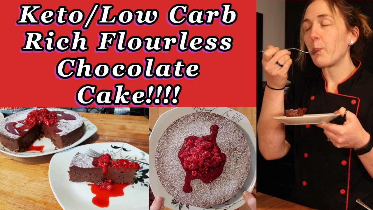 Easy Keto/Low Carb Chocolate Cake Recipe (flourless)
