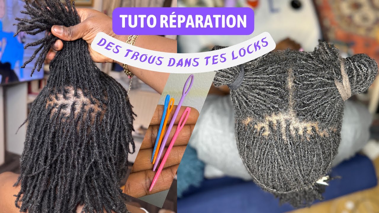 TUTO COMMENT RÉPARER DES TROUS DANS VOS LOCKS | #MICROLOCKS #REINEMICROLOCKS #MICROLOCKSCONSEILS