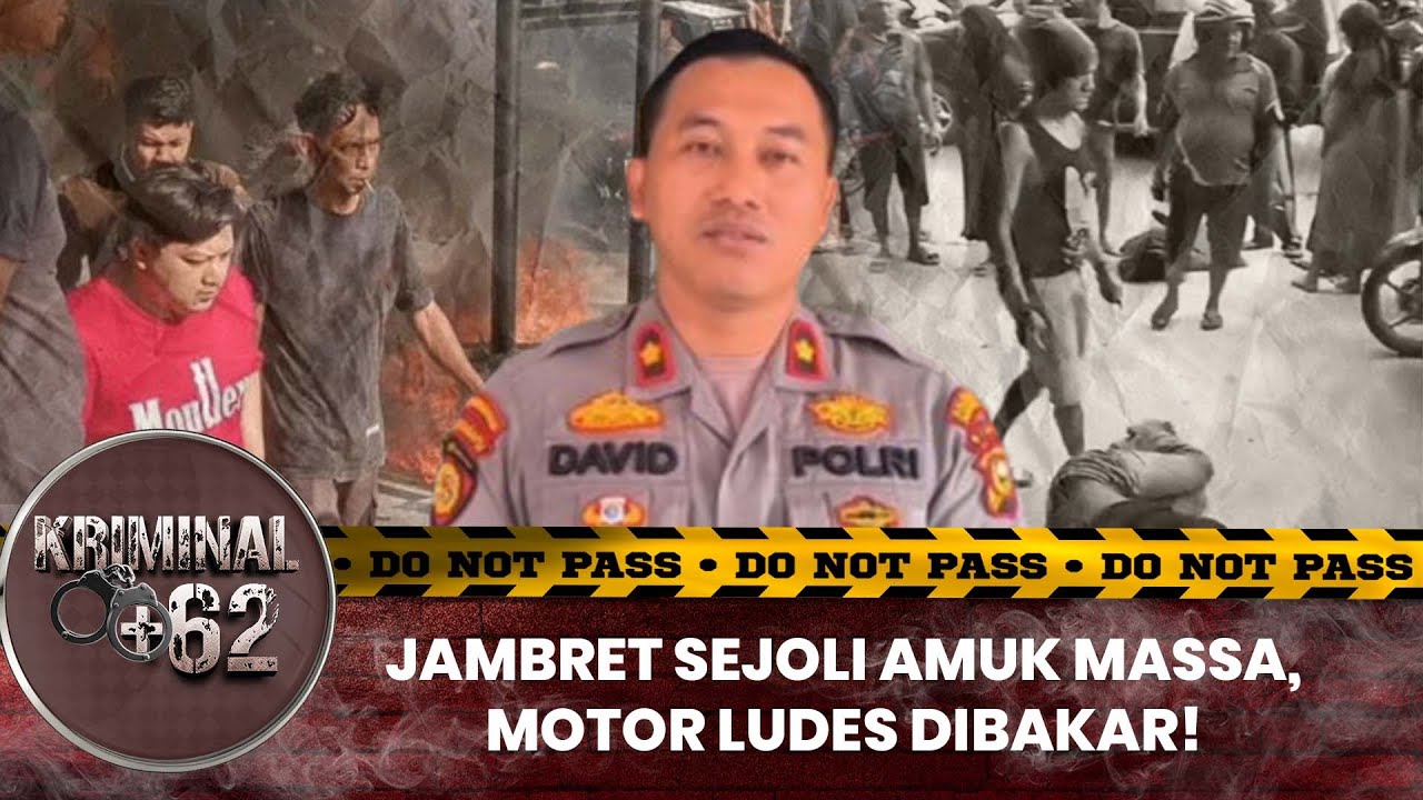 NEKAT! Sejoli Jambret di Pekanbaru Tabrak Pegawai Bank Hingga Tewas, Motor Dibakar Massa!