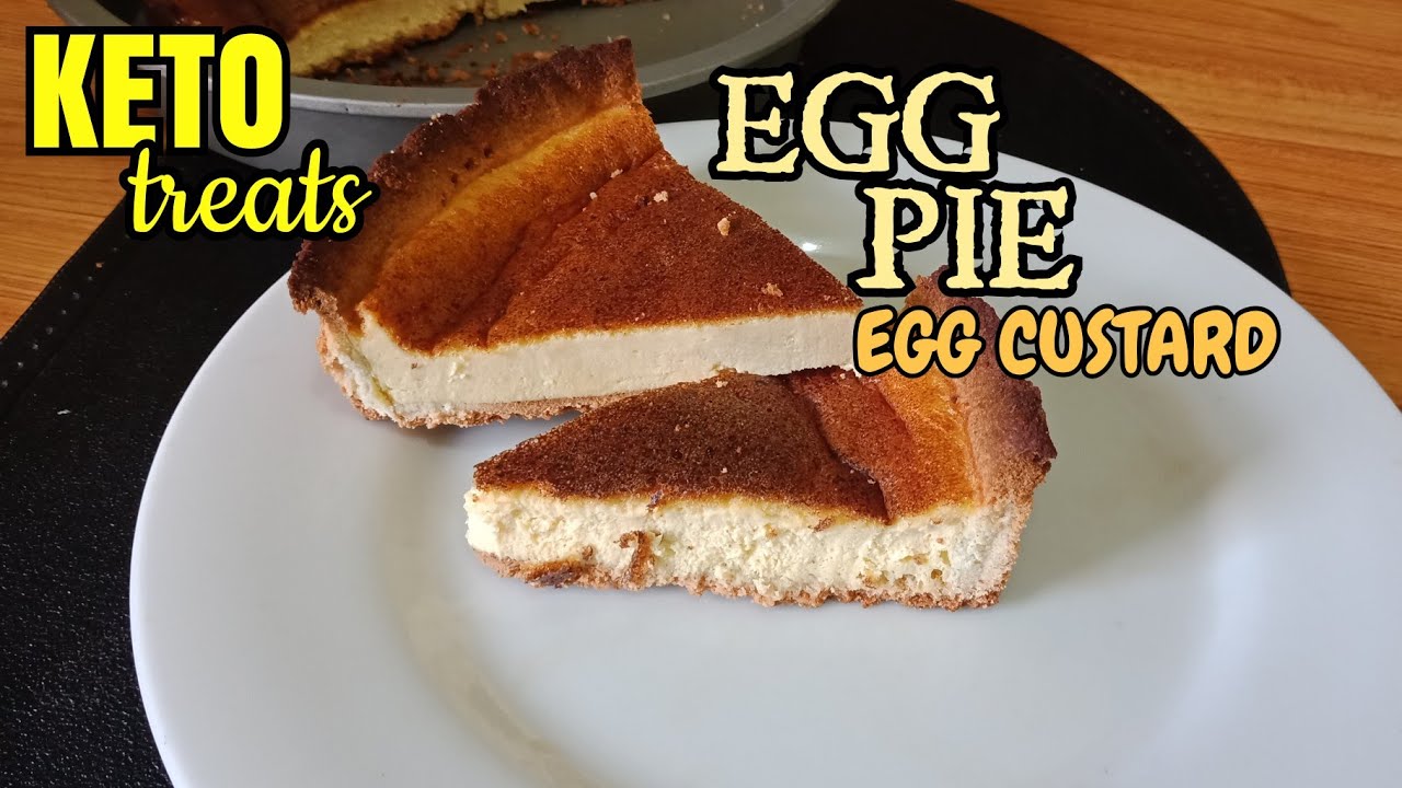 KETO EGG PIE | EGG CUSTARD | COCONUT FLOUR CRUST
