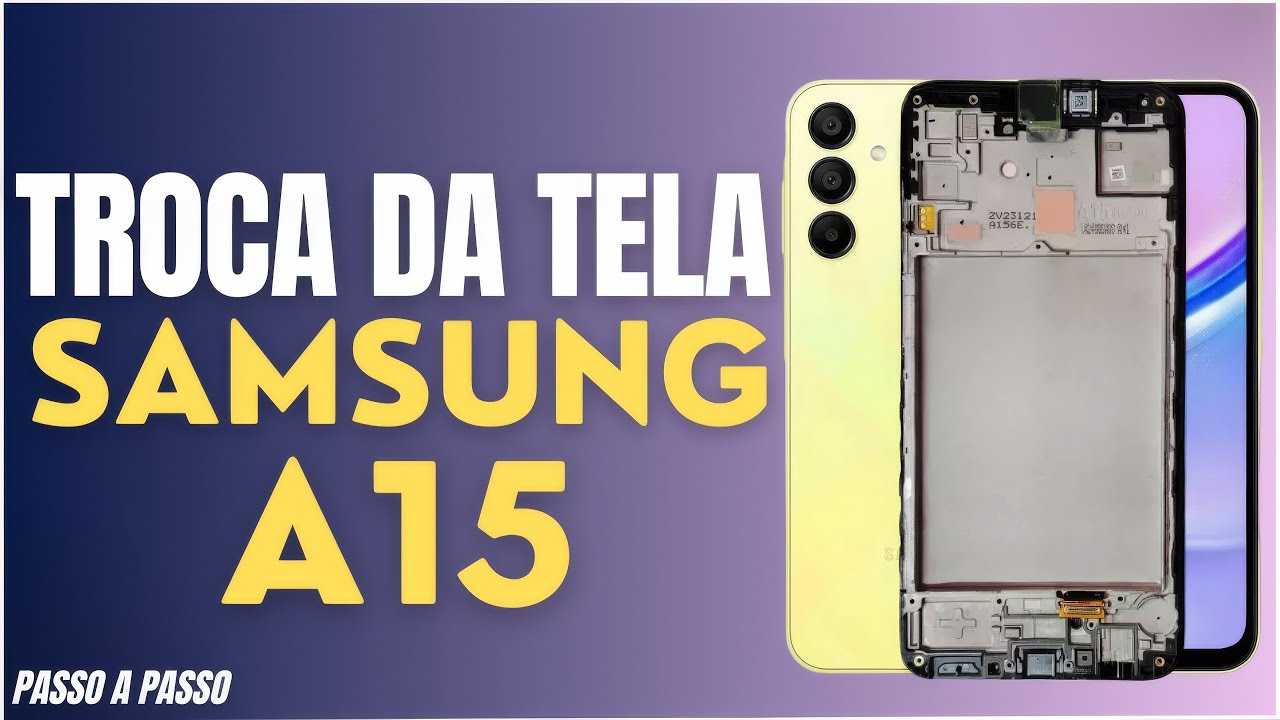 COMO TROCAR A TELA DO SAMSUNG GALAXY A15  MUITO FÁCIL PASSO A PASSO!