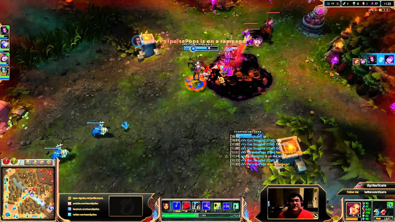 Scarra's stream. Just got back from comikaze/scgla. Playing a few champions tonight.