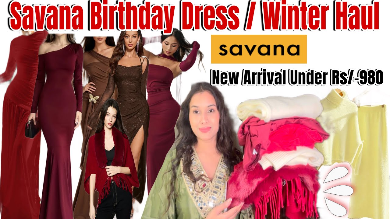 Savana Birthday Dress/ Winter Haul | New Arrival Starting Rs/-980 ‼️ @Seemamaurya88