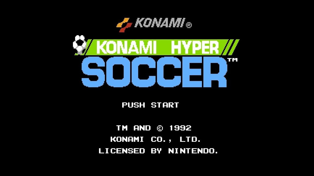 NES Konami Hyper Soccer