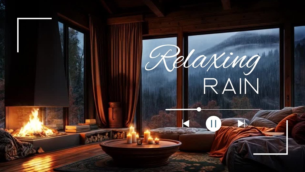1 Hour Relaxing Rain | Cozy House Rain Sounds for Study & Focus l No Ads