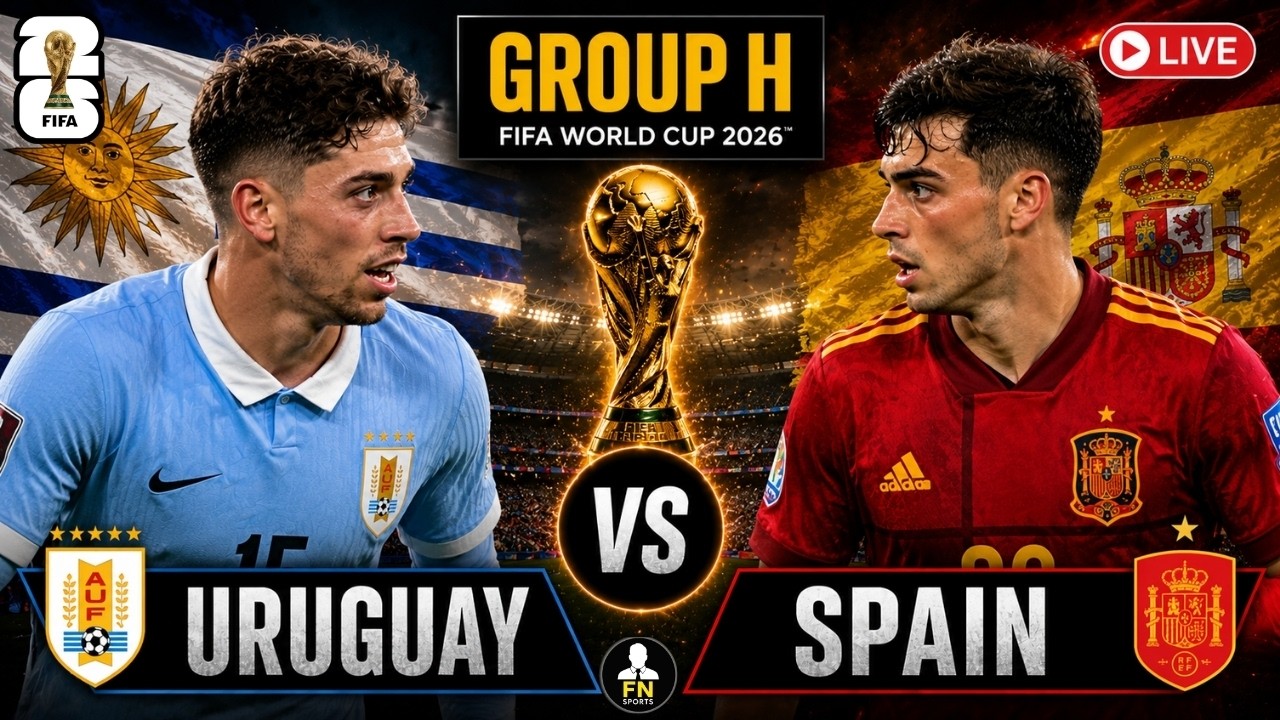 Uruguay vs Spain - 2026 FIFA World Cup - Group H - Live Stream Color Radio Broadcast