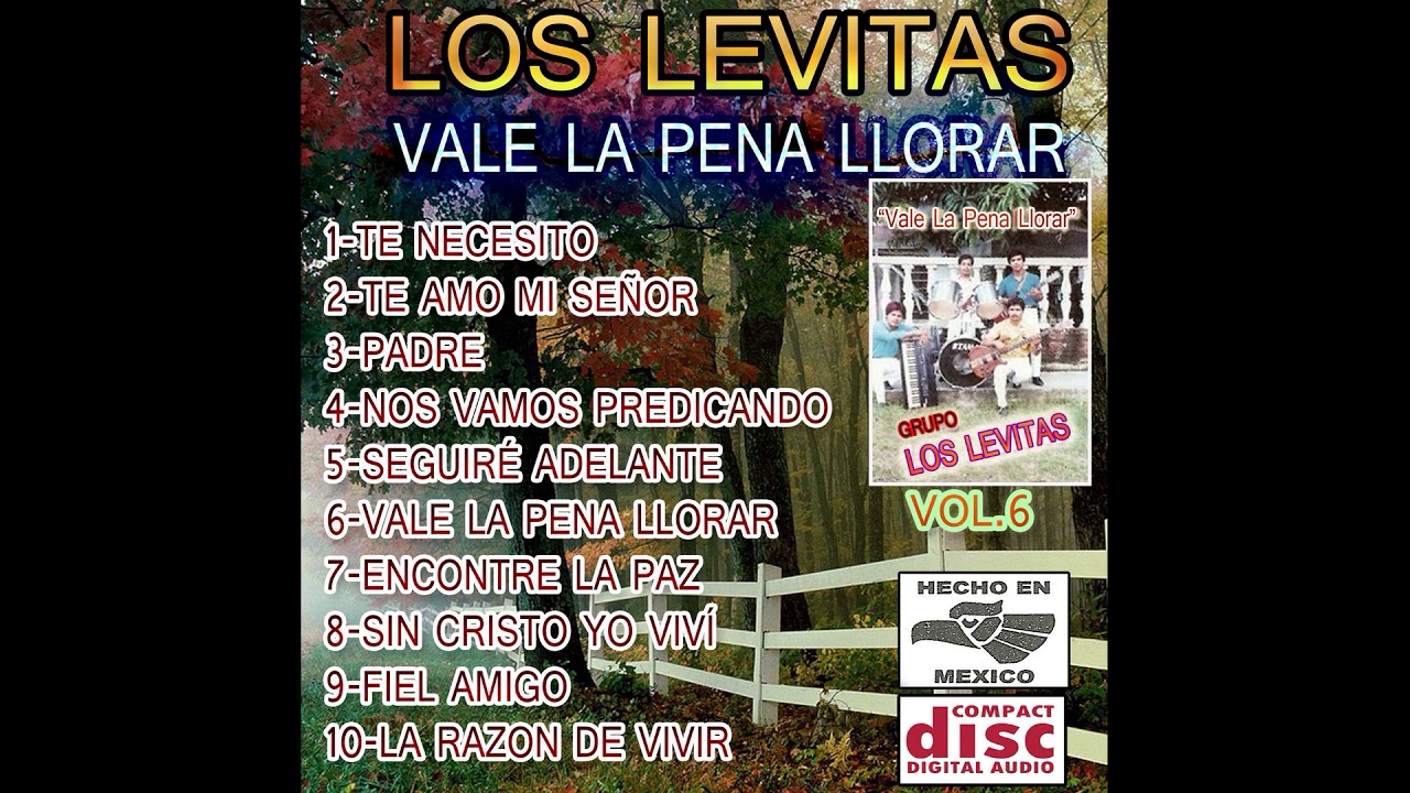 LOS LEVITAS VOL.06 VALE LA PENA LLORAR ÁLBUM  COMPLETO ORIGINAL.